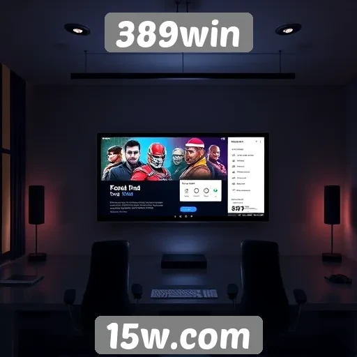 Interface moderna do 389win é elogiada por visitantes