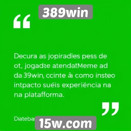 Opiniões de jogadores sobre o atendimento ao cliente 389win